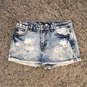Forever 21 denim shorts